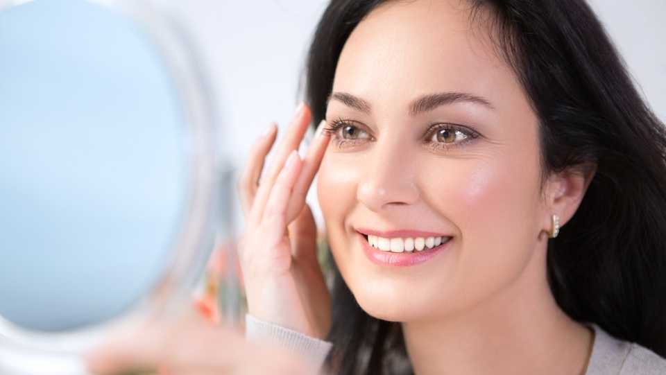 сияющая кожа лица